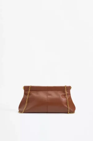 Metallic crossbody bag